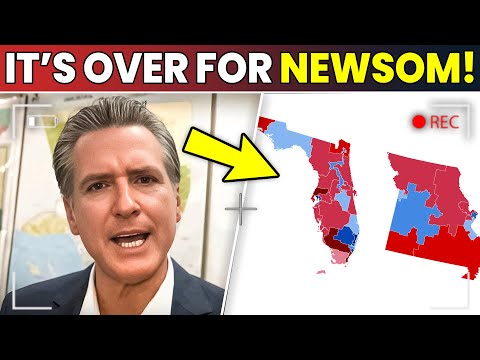 Gavin Newsom LOSES IT after Gerrymander Plan BACKFIRES!