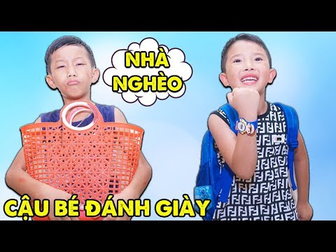 Con Nhà Nghèo VS Con Nhà Giàu ❤️ Cậu Bé Đánh Giày Tốt Bụng ❤️ Biệt Đội Lầy Lội