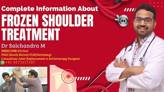 Frozen Shoulder Treatment – Complete Information in Telugu | Dr. Sai Chandra MBBS DNB Ortho