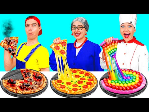 Me vs Grandma Cooking Challenge | Food Battle by PaRaRa Challenge