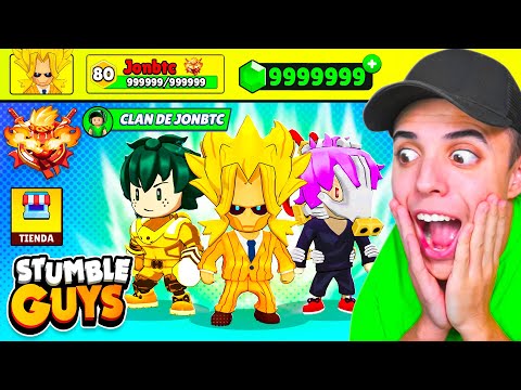 PROBÉ la NUEVA COLABORACIÓN de MY HERO ACADEMIA! 😱 STUMBLE GUYS