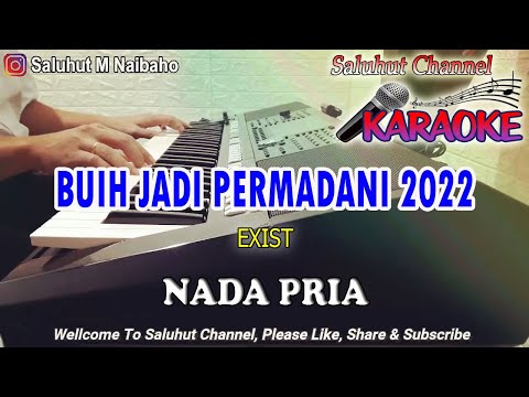 BUIH JADI PERMADANI VIOLIN ll KARAOKE MALAYSIA ll EXIST ll NADA PRIA F=DO