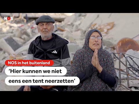 Palestijnen keren terug en treffen alleen puin aan