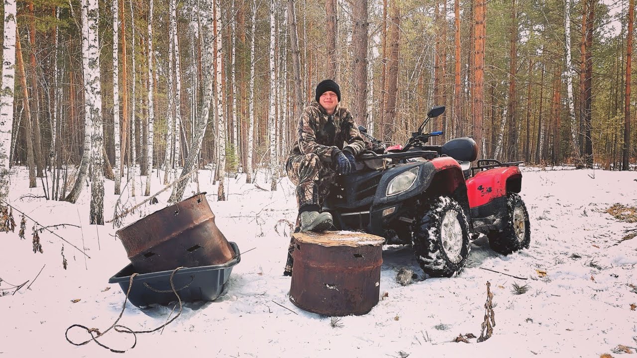 Завозим приваду на медведя. Весенняя подготовка.