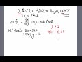 Stoichiometry and Molar Calculations