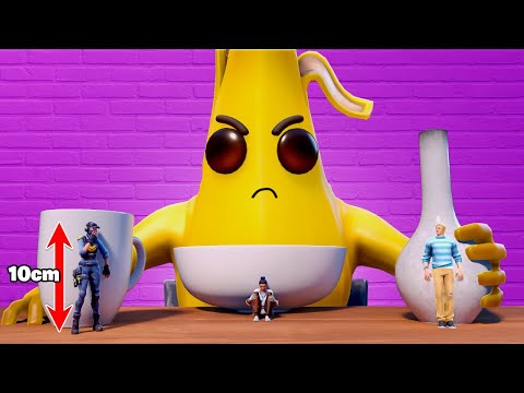 FORTNITE mais notre TAILLE est ALÉATOIRE ! Ft. Wig, Jinskow,...