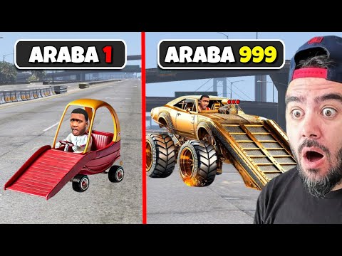 HER KAZA YAPTIGIMDA RAMPA ARABAM BÜYÜYOR - GTA 5 MODS