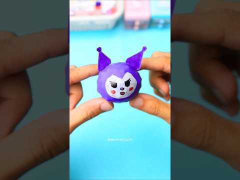 DIY 💜Kuromi💜Squishy idea | Anti-stress ball ( part 1 ) #diy #shorts #youtubeshorts #squishy #kuromi