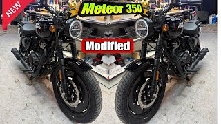 meteor 350 modified | Royal Enfield Meteor 350 Modifications | Skd bike world