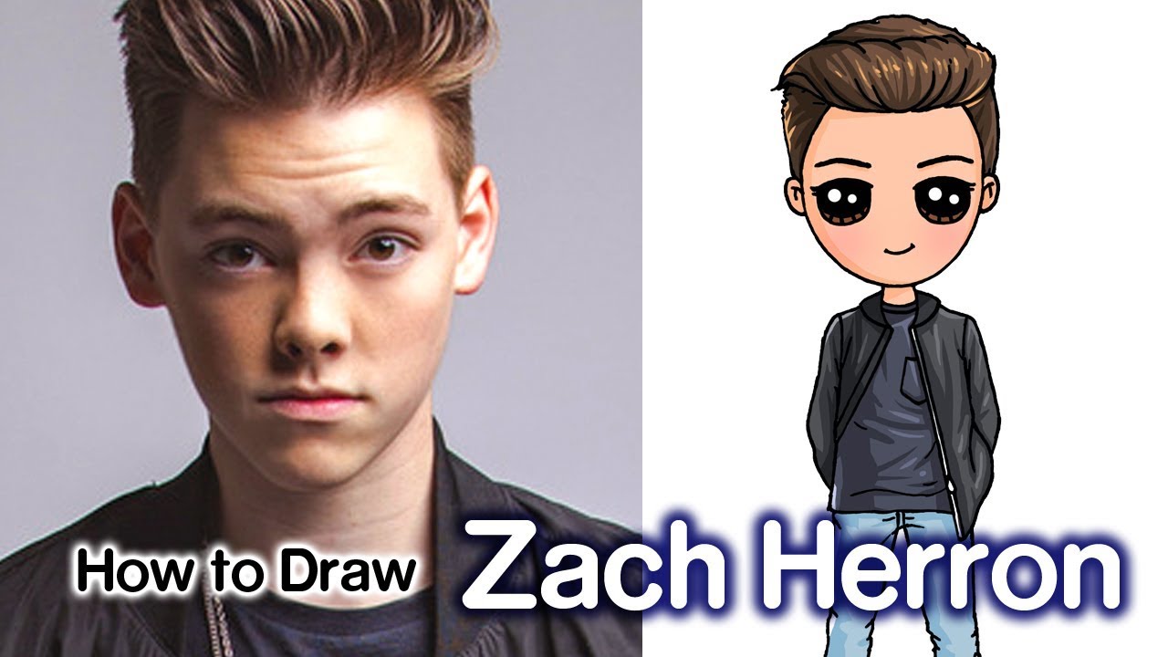 How to Draw Zach Herron Why Don't We