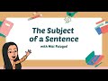 Identifying Subjects in Sentences
