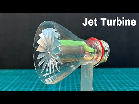 How to Make a Jet Turbine at Home - DIY Model of Airplane Engine