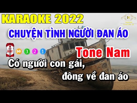 Chuyện Tình Người Đan Áo Karaoke Tone Nam Nhạc Sống | Trọng Hiếu