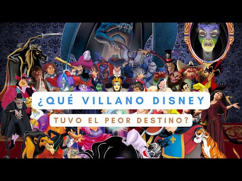 ¿Qué villano DISNEY tuvo el PEOR DESTINO? 🔪💀