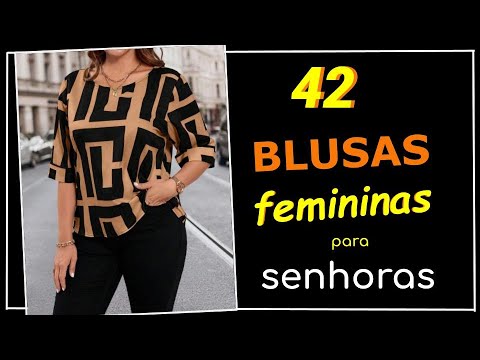 [ Blusas para Senhoras ] Encontre a Blusa Ideal para Vários Momentos da Mulher Madura 💕