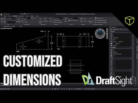 How to Change Units and Dimension Styles in DraftSight