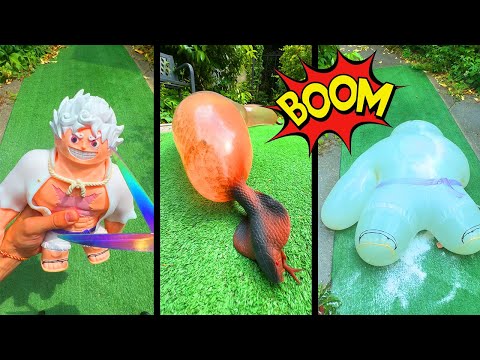 Inflating GIANT Toys with Water until BOOM💥