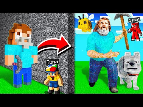YAPI KAPIŞMASINDA MINECRAFT FİLM KARAKTERLERİ ile ARKADAŞIMI TROLLEDİM !! 💎⛏️ - Minecraft