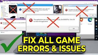 How to Fix All PC Game Errors (DLL Missing, 0xC000007B & More) | 2026 Guide