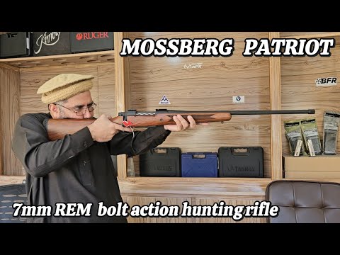 MOSSBERG PATRIOT 7MM REM BOLT ACTION HUNTING RIFLE UNBOXING. #7mm #boltactionrifle