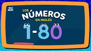 Los números en inglés 1 al 80 - Videos Aprende