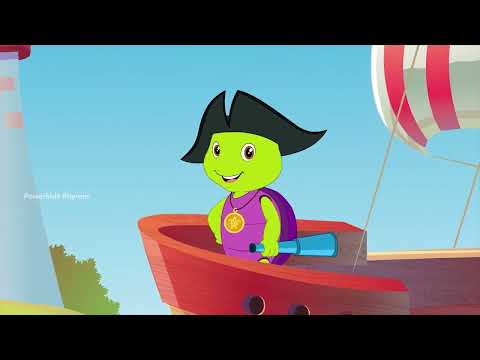 🚢🌊 Ek Sailor Gya Samundar Par | Purple Turtle | Fun Hindi Rhymes for Kids 🎶😊@POWERKIDSRHYMESOFFICIAL