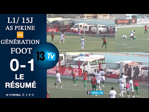 L1-15J: AS PIKINE PERD A DOMICILE 0-1 DEVANT GÉNÉRATION FOOT/LE RESUMÈ