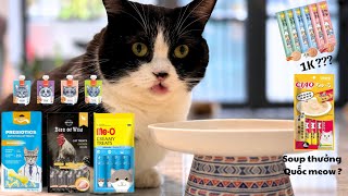 Cho Mèo Múc Bang 10 Loại Soup Thưởng Hot Nhứt