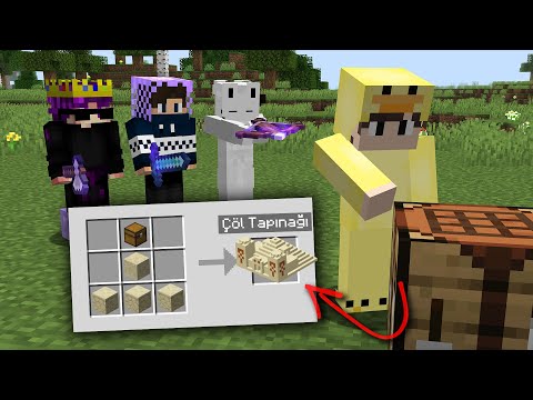 Minecraft Manhunt ama Özel Yapıları CRAFT Edebiliyorum...