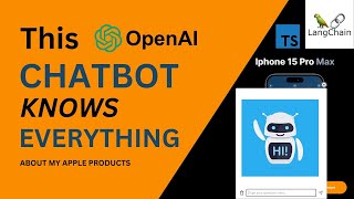 Build an AI ChatBot Project using OpenAI + Langchain and NextJs - 5# This Chatbot KNOWS EVERYTHING !