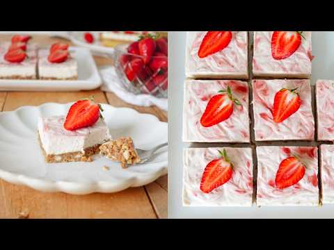 Cheesecake à la fraise sans cuisson