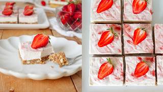 Cheesecake à la fraise sans cuisson