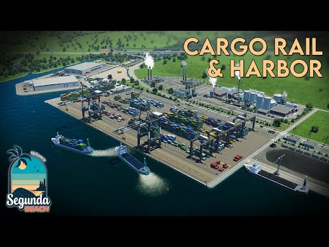 This is My Most Realistic Industrial & Cargo Harbor Yet!  | SB 14