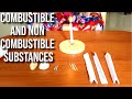 Characteristics and Behavior of Combustible Substances