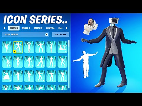 ALL NEW FORTNITE ICON SERIES DANCES & EMOTES