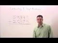 Subtraction of Multi-Digit Numbers