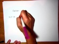 Factoring and GCF Problems