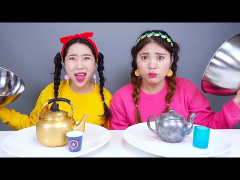 การท้าทายระหว่างอาหารจริงกับช็อกโกแลต DONA Mukbang