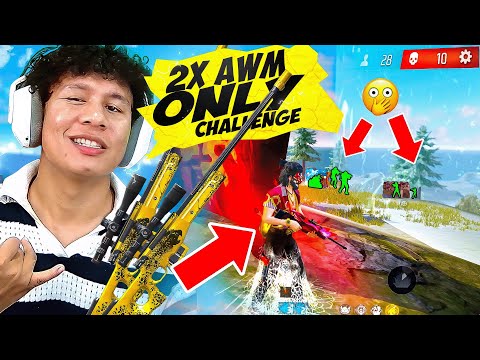 Only 2x Sniper Challenge in Solo Vs Squad Gone Wrong 🤪 Tonde Gamer