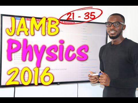 JAMB CBT Physics 2016 Past Questions 21 - 35