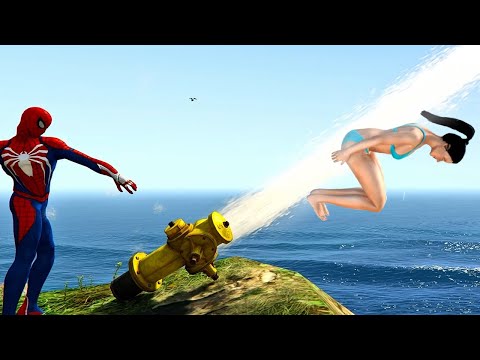 GTA 5 Water Hydrant Ragdolls