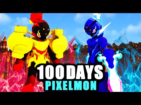 I Spent 100 Days in Minecraft's BEST Mod (Pixelmon)