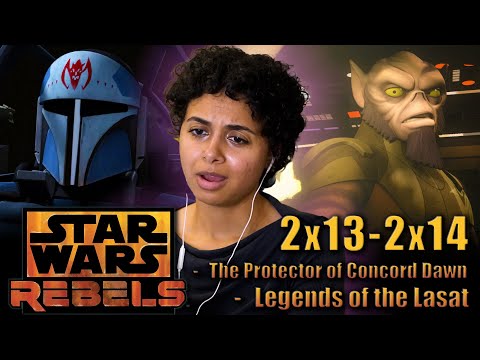 Rebels 2x13/2x14 - "The Protector of Concord Dawn" / "Legends of the Lasat" REACTION