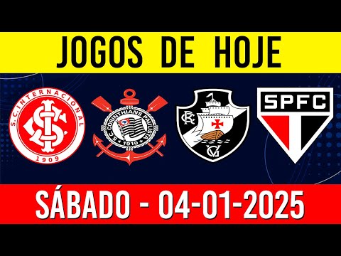 JOGOS DE HOJE | SÁBADO 04/01/2025 | COPINHA 2025 | COPA SÃO PAULO DE FUTEBOL JÚNIOR