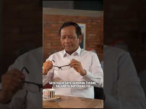AKHIRNYA PROF MAHFUD SPILL ORANG YANG NGASIH KACAMATA