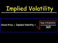 Understanding Implied Volatility and Expected Range of Stocks