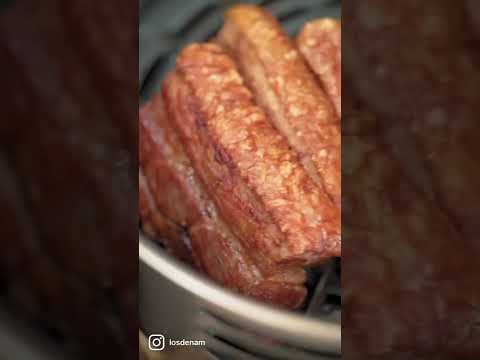 CHICHARRÓN PERFECTO EN AIR FRYER 🥓 #shorts