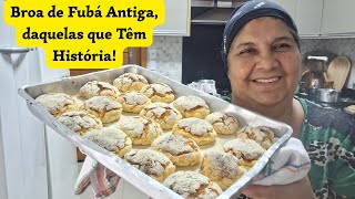 Simples, Rústica e Perfeita – Broa de Fubá do Jeito Antigo! Venha Ver