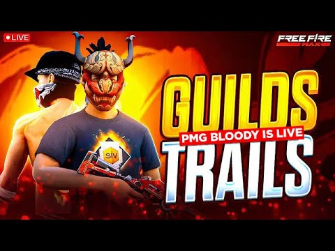 1vs2 GUILD TRAILS❤️‍🔥||BLOODY IS BACK🔥||TELUGU 💖||FREE FIRE MAX LIVE TELUGU#LIVE