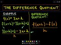 Difference Quotient and Tangent Lines
